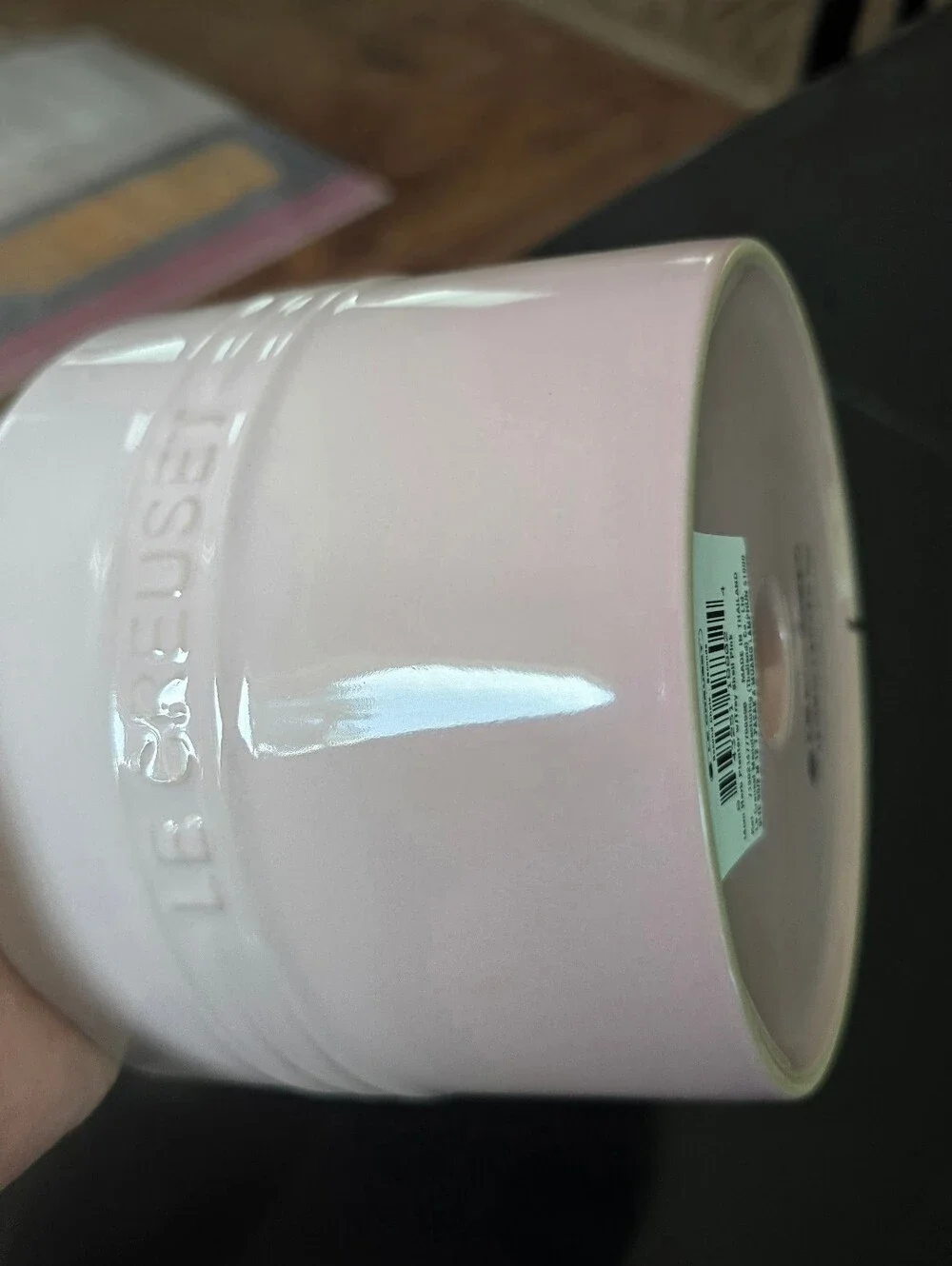 Le Creuset Shell Pink Herb Planter, 14 cm